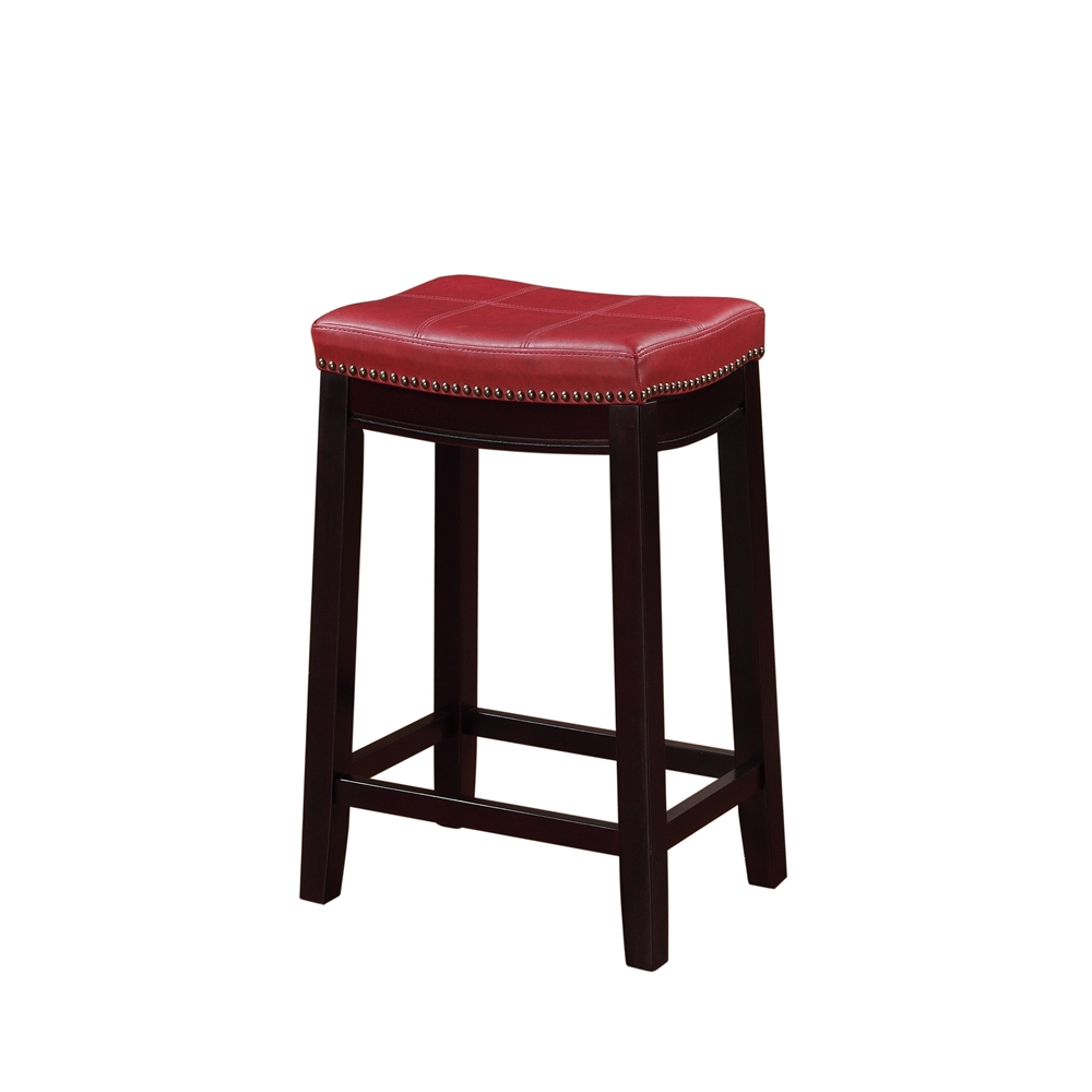 Claridge Red Counter Stool. Picture 1