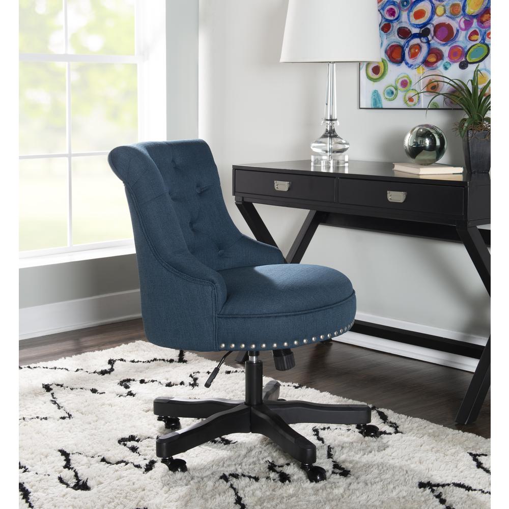 Sinclair Office Chair, Azure Blue. Picture 6