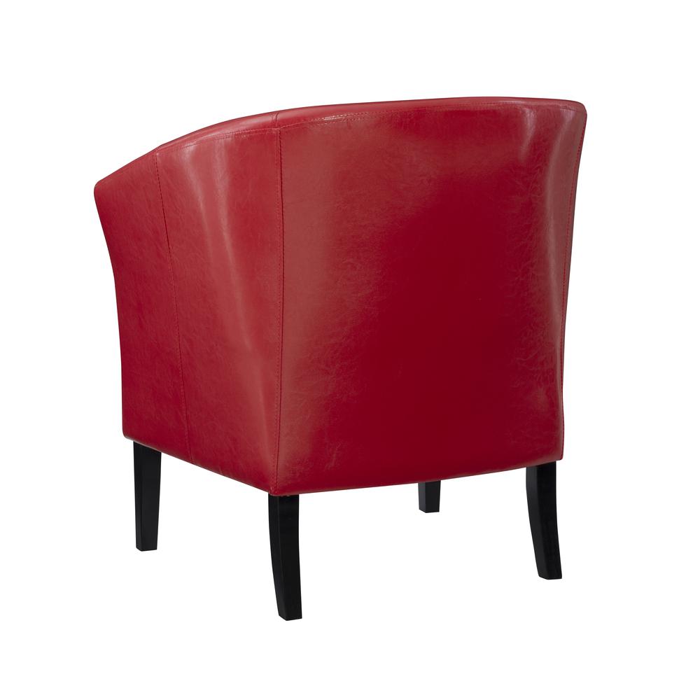 Simon Red Club Chair. Picture 21