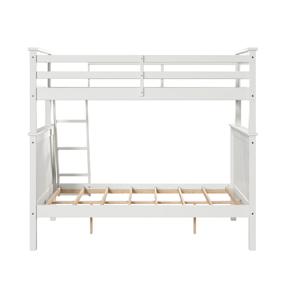 Leah Twin Over Full Bunk Bed White. Picture 4