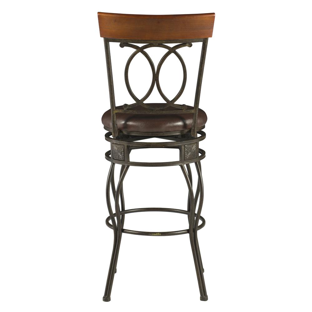 O & X Back Bar Stool. Picture 5