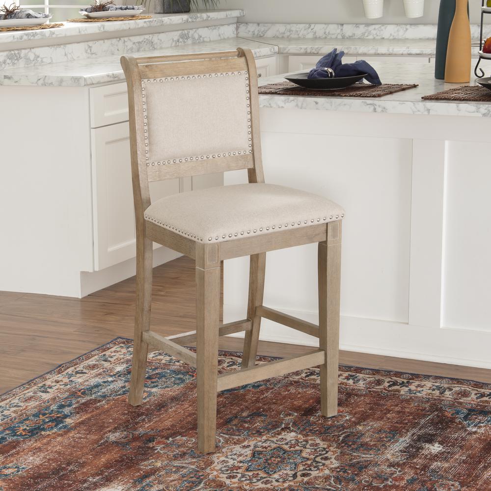 Emmy Natural Counter Stool. Picture 7