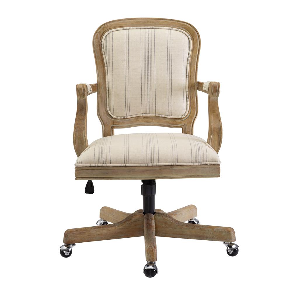Maybell Office Chair, Neutral Stripes. Picture 4