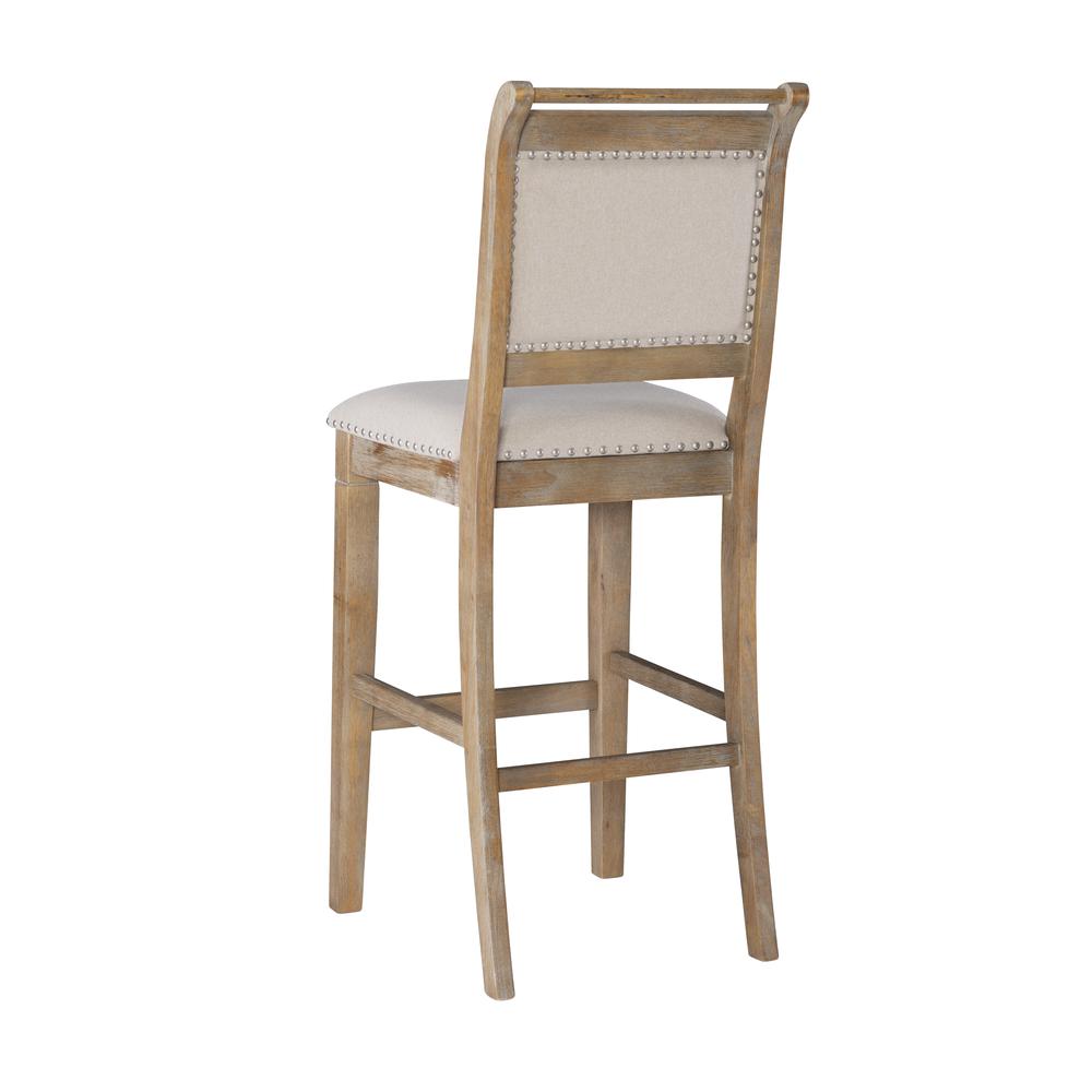 Emmy Natural Bar Stool. Picture 4