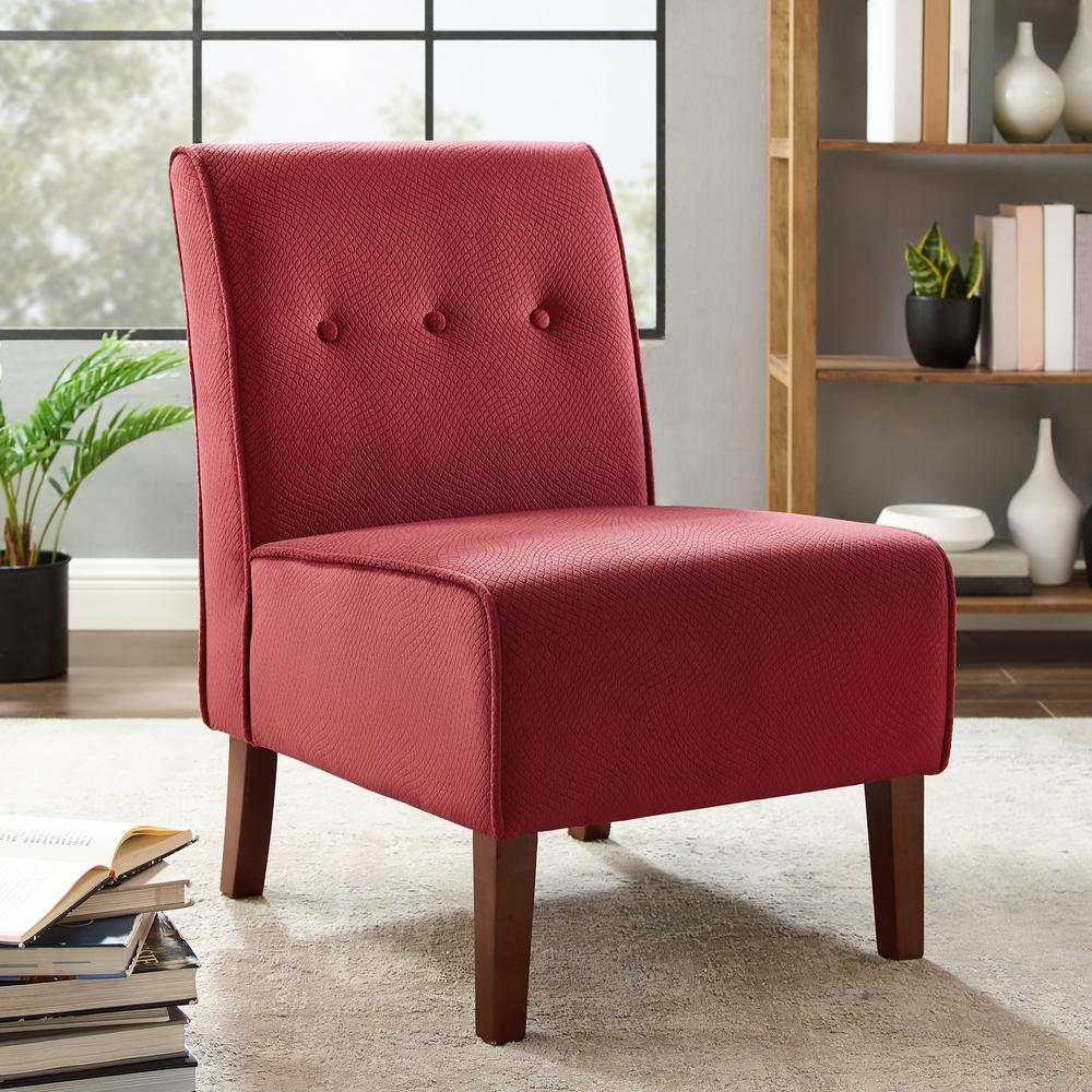 Coco Accent Chair - Red. Picture 3