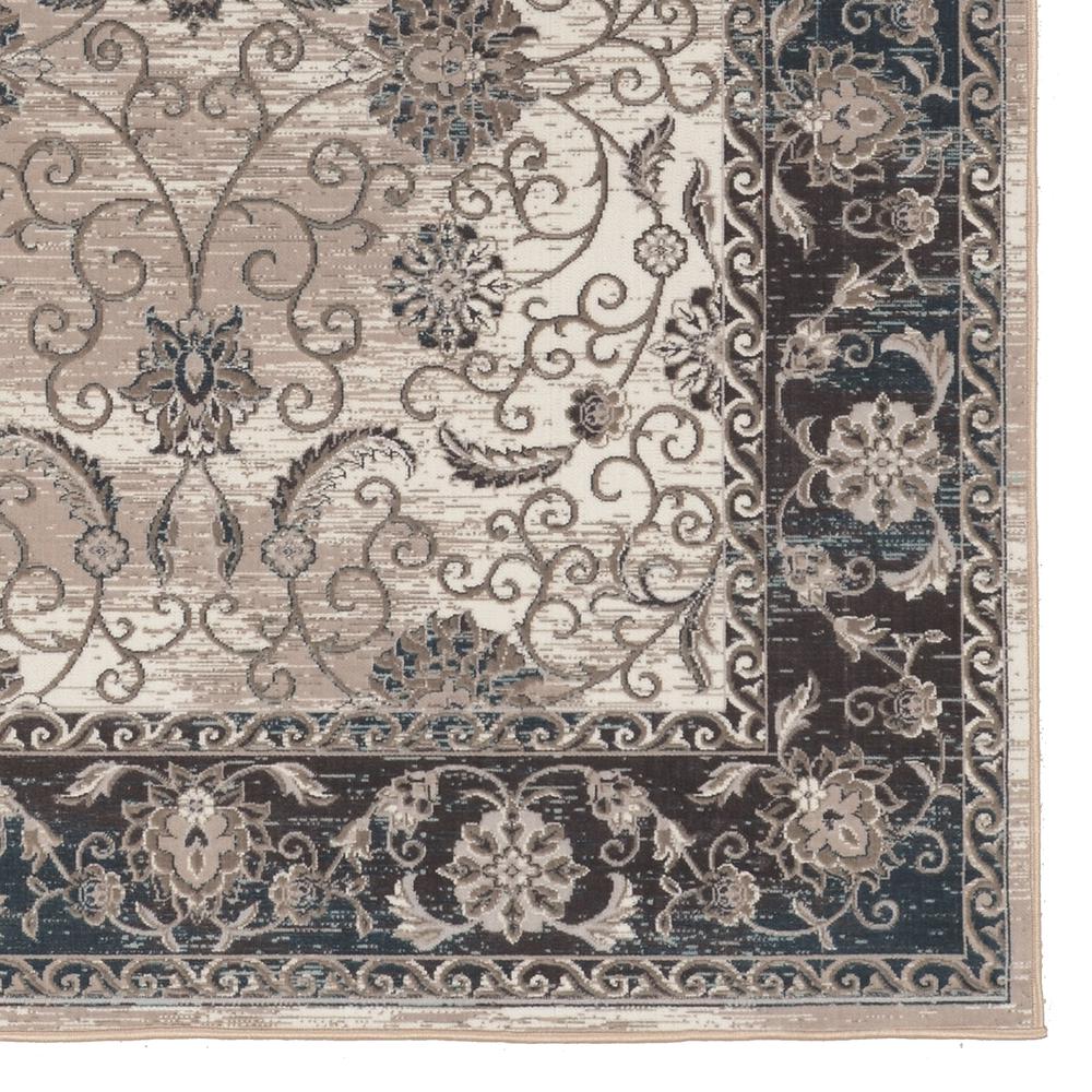 Vintage Isfahan Grey & Blue 9x12, Rug. Picture 3