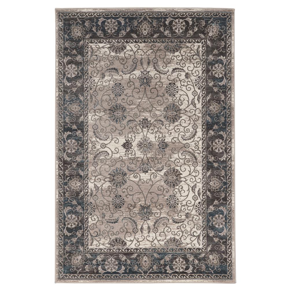 Vintage Isfahan Grey & Charcoal 9x12, Rug. Picture 1
