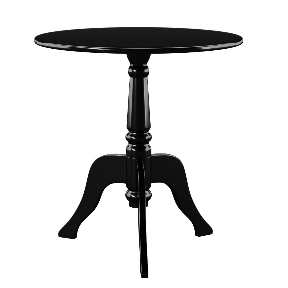 Black Acrylic End Table. Picture 7