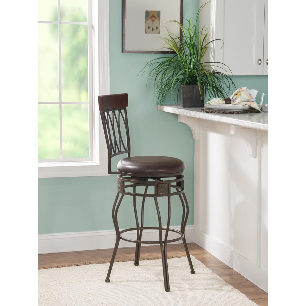 Four Oval Back Bar Stool 30. Picture 6