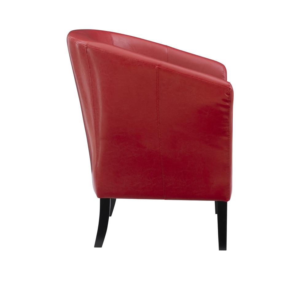Simon Red Club Chair. Picture 19