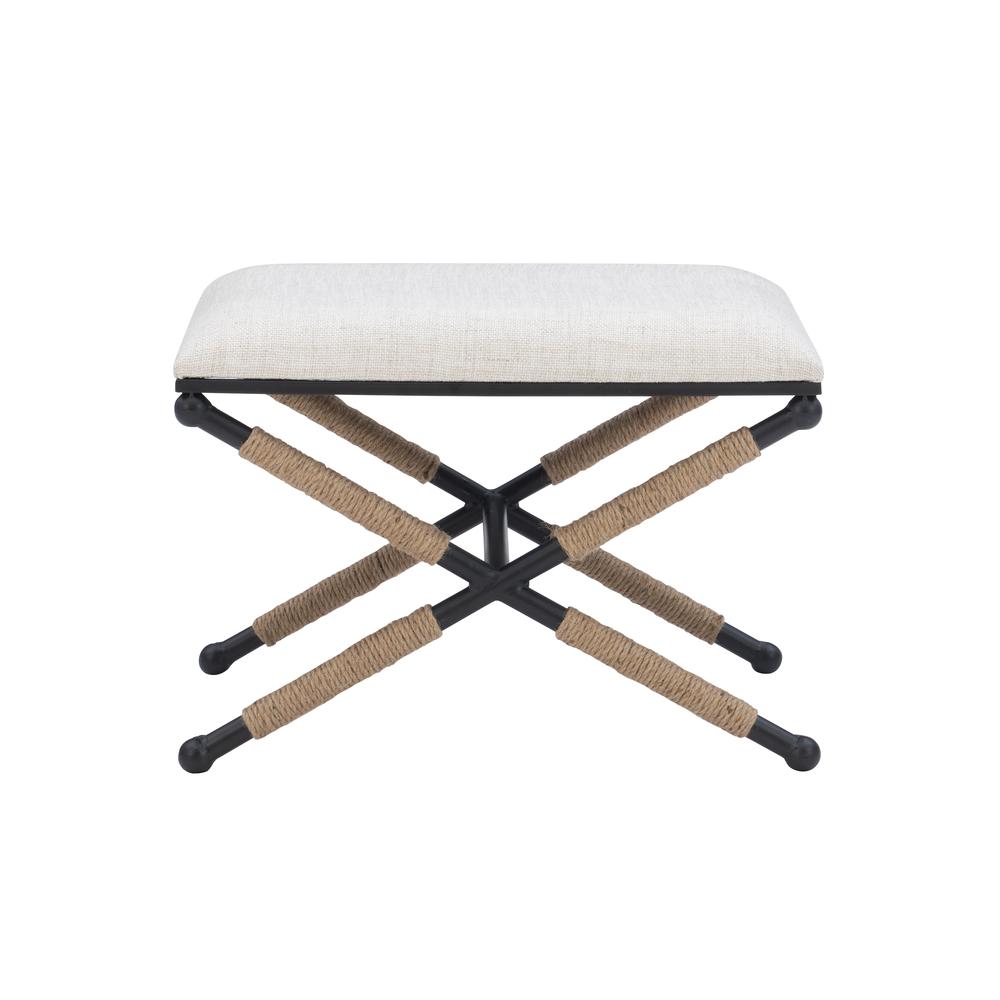 Ashburn Campaign Accent Stool. Picture 4
