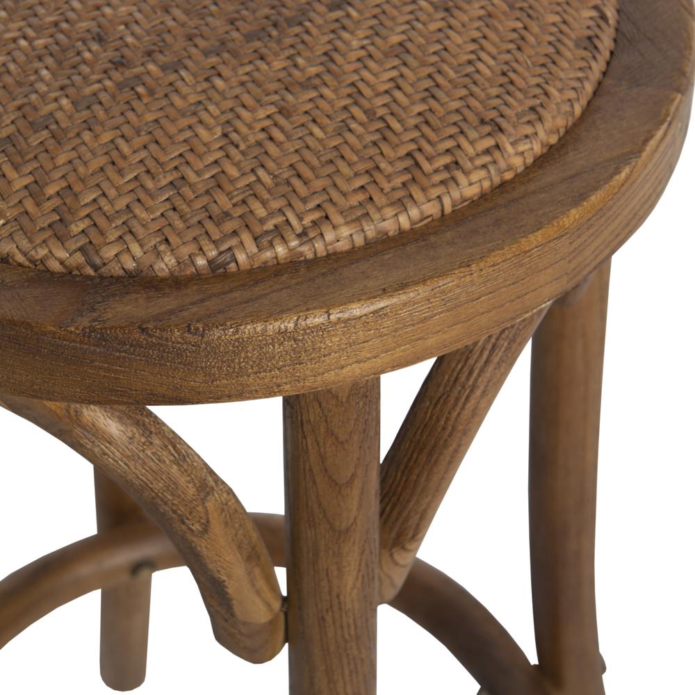 Rae Walnut Backless Counter Stool. Picture 2