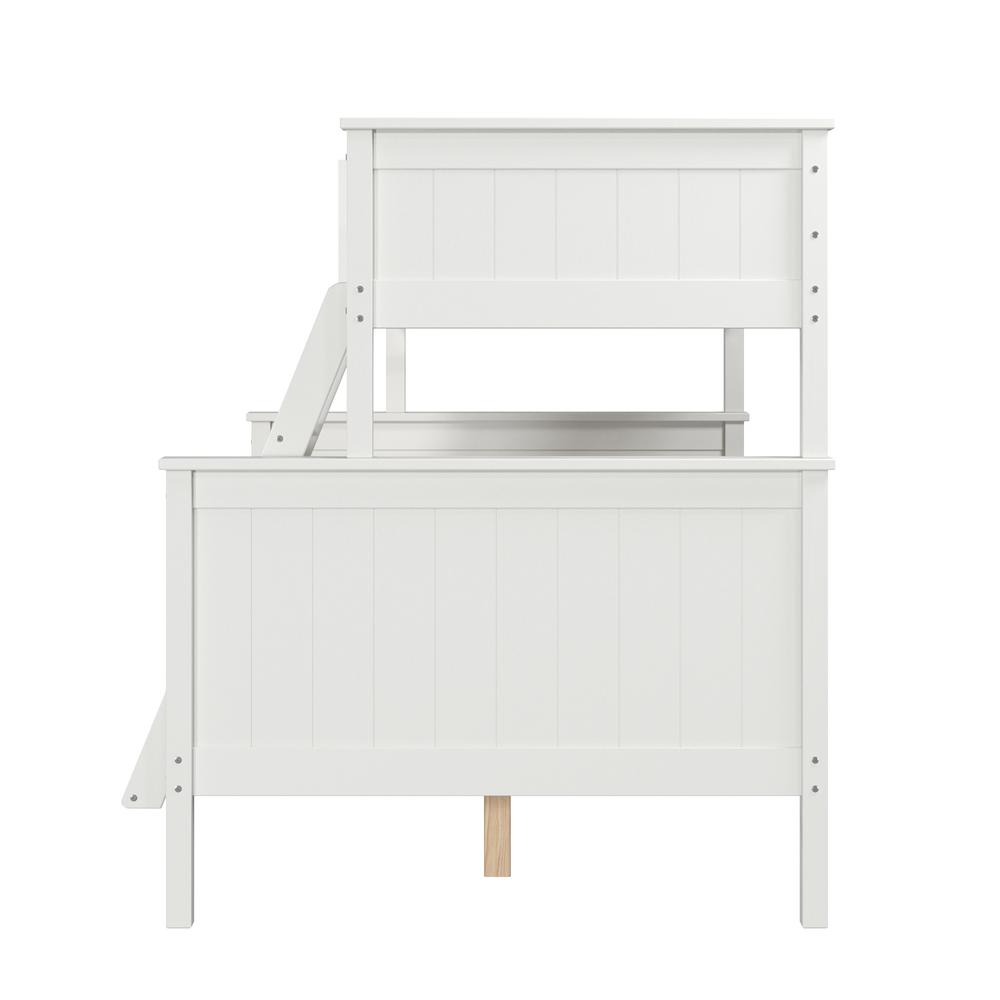 Leah Twin Over Full Bunk Bed White. Picture 3