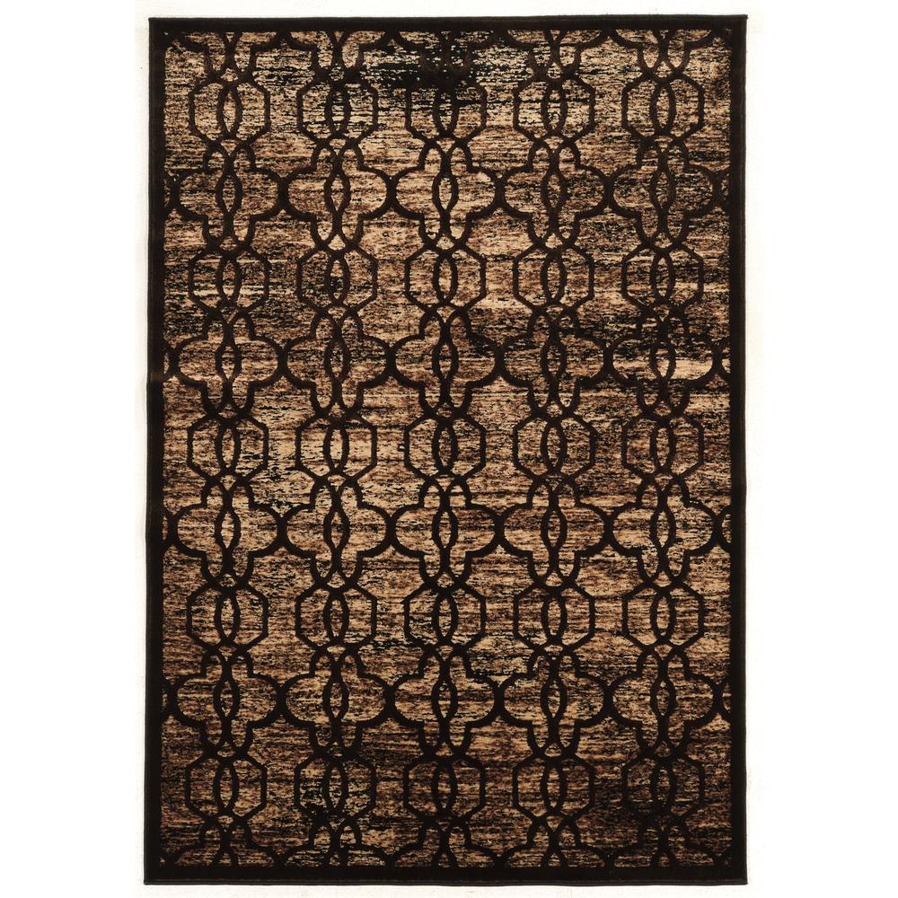 Platinum IronGate Brown & Beige 5x7.6, Rug. Picture 1