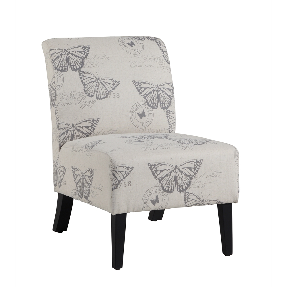 Linen Butterfly Lily Chair. The main picture.