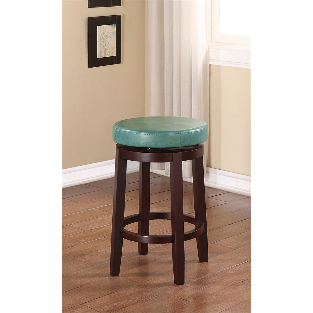 Maya Teal 24 Inches Counter Stool. Picture 2