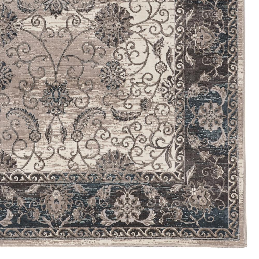 Vintage Isfahan Grey & Charcoal 9x12, Rug. Picture 3