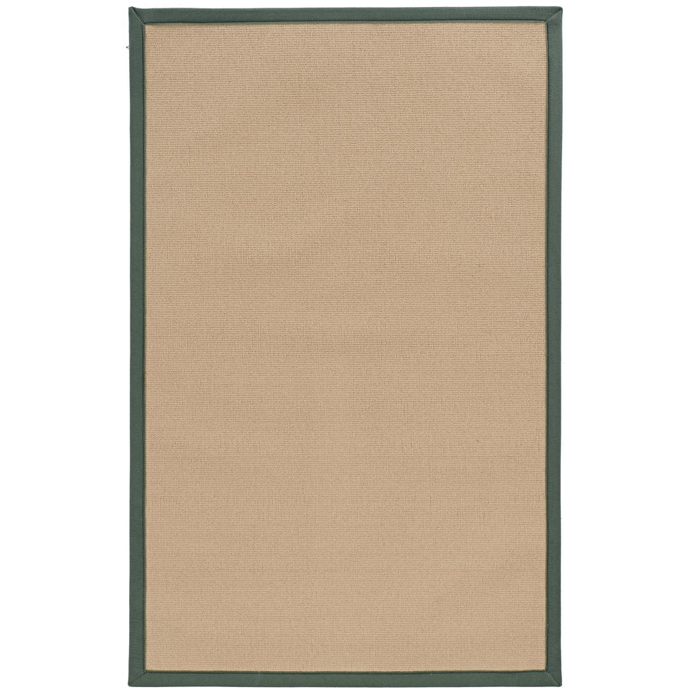 Athena Sisal & Green Rug, Size 8.9 x 12. Picture 1