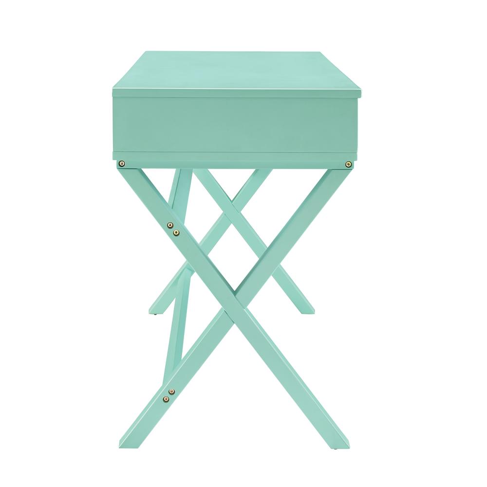 Penney 2-Drawer Desk, Turquoise. Picture 7