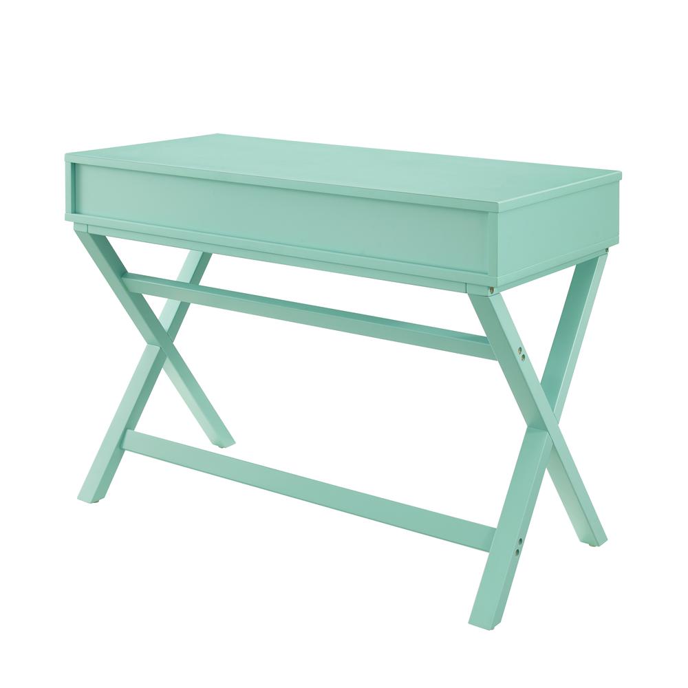 Penney 2-Drawer Desk, Turquoise. Picture 11