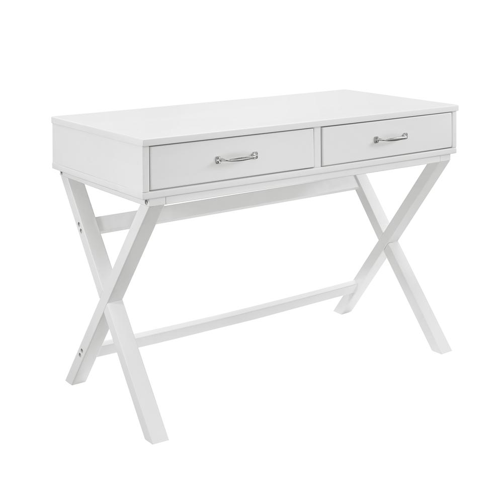 Penney 2-Drawer Desk, White. Picture 2