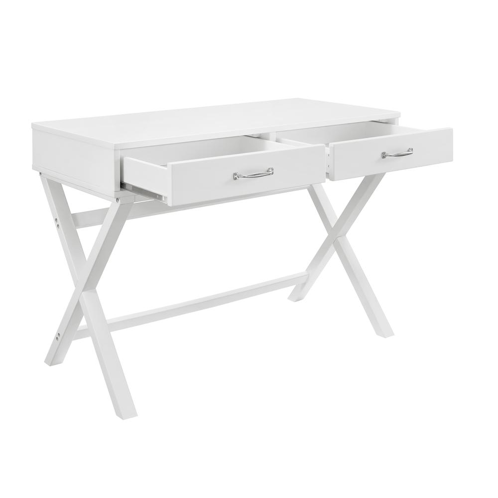 Penney 2-Drawer Desk, White. Picture 3