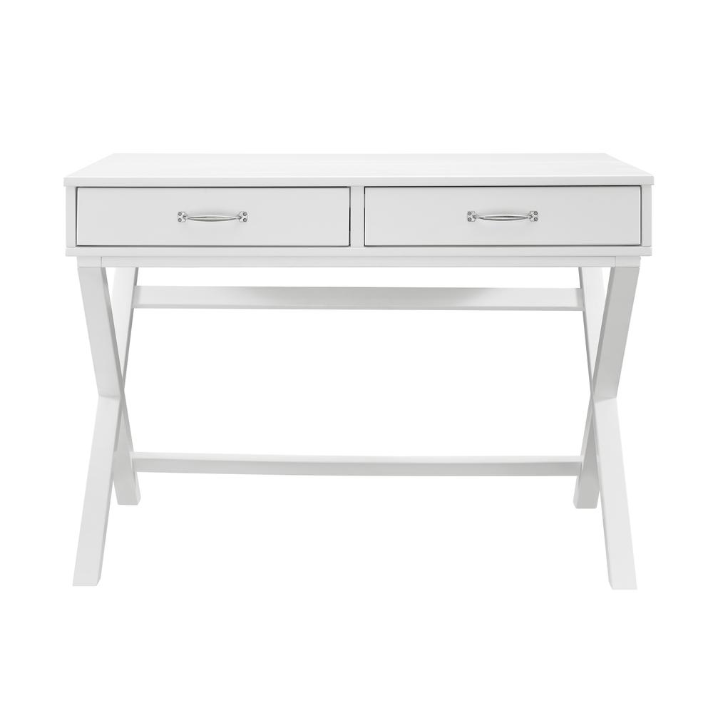 Penney 2-Drawer Desk, White. Picture 4