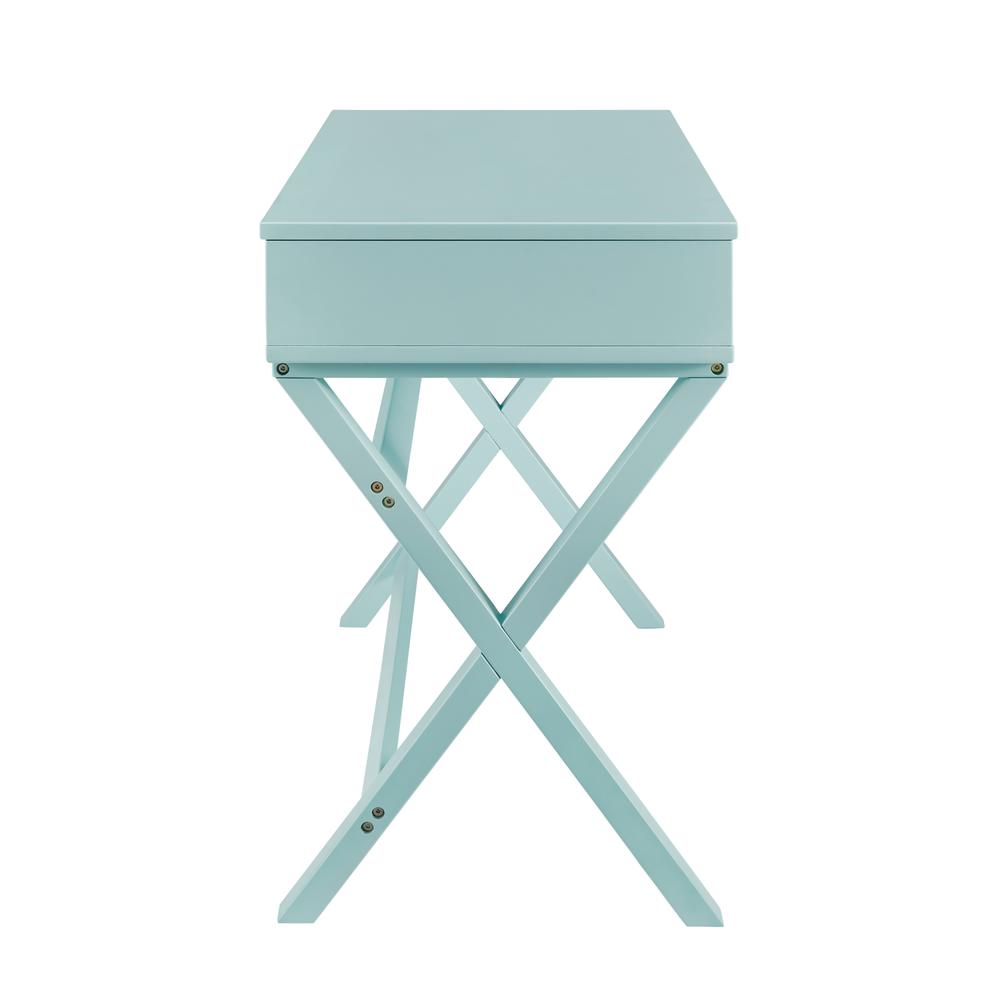 Peggy Lift Top Desk, Turquoise. Picture 9