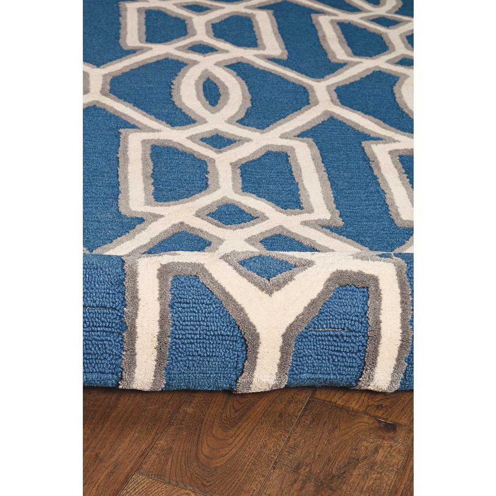 Trio Sariay Blue & Ivory 5x7, Rug. Picture 5