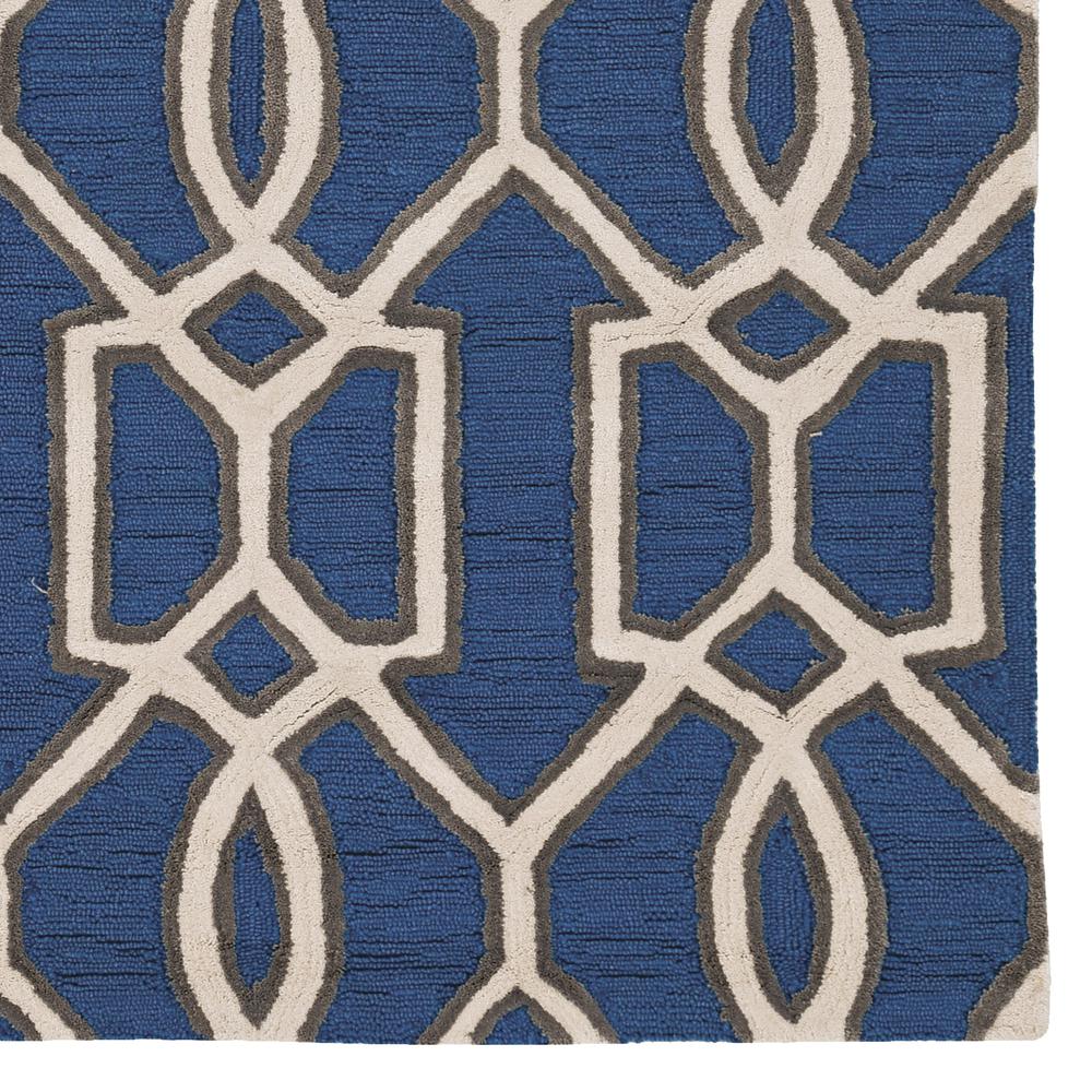 Trio Sariay Blue & Ivory 5x7, Rug. Picture 3