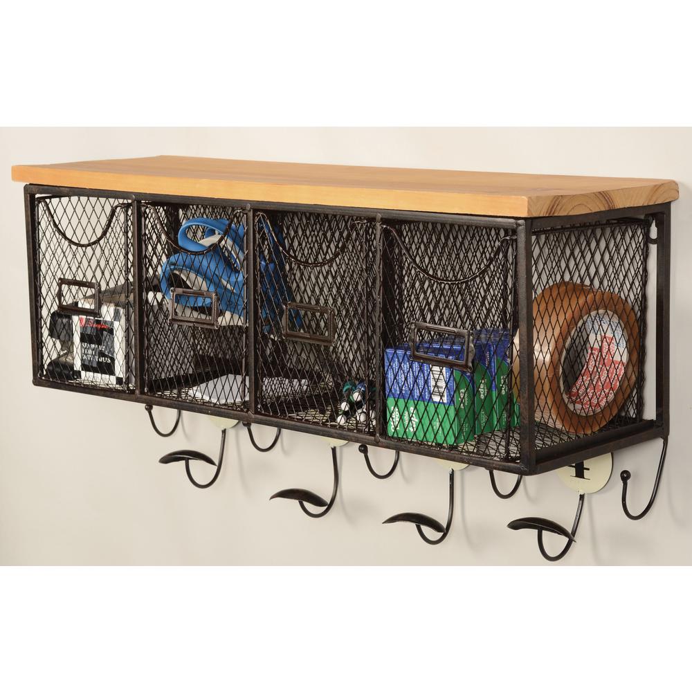 Four Basket Wall Organizer. Picture 3