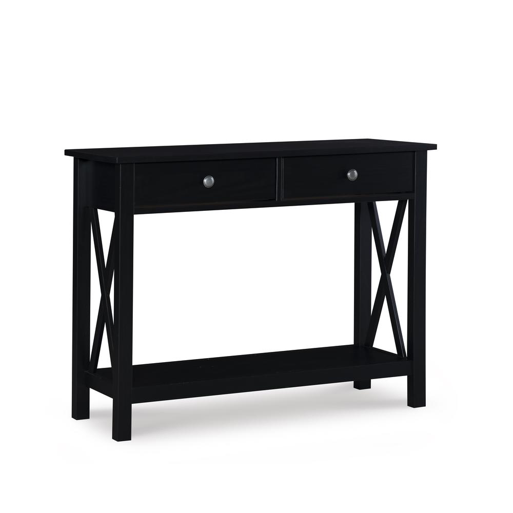 Davis Console Table, Black. Picture 1