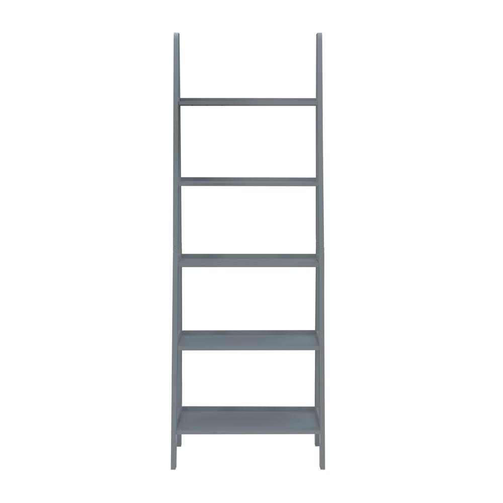 Acadia Ladder Bookshelf, Grey. Picture 2