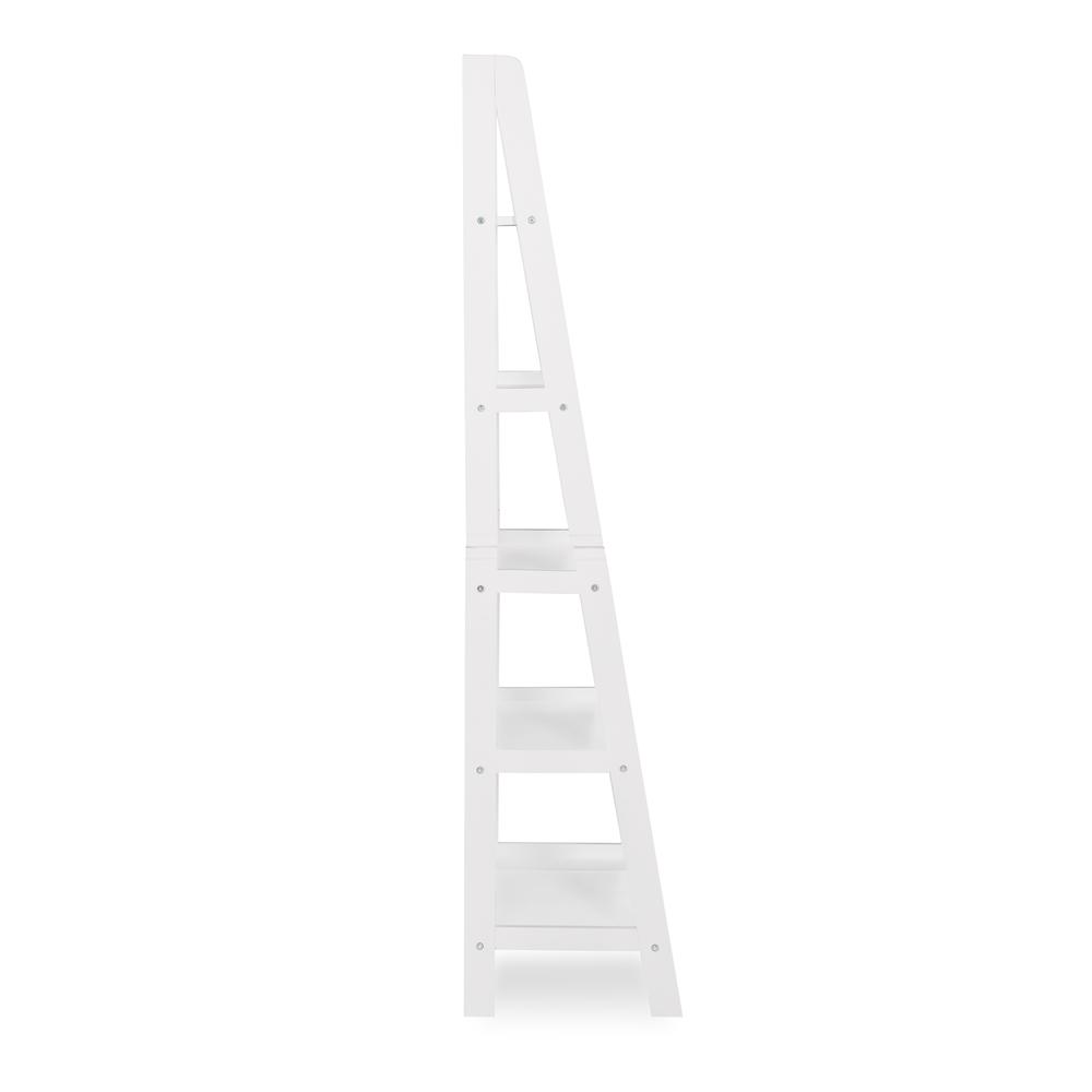 Acadia Ladder Bookshelf, White. Picture 7