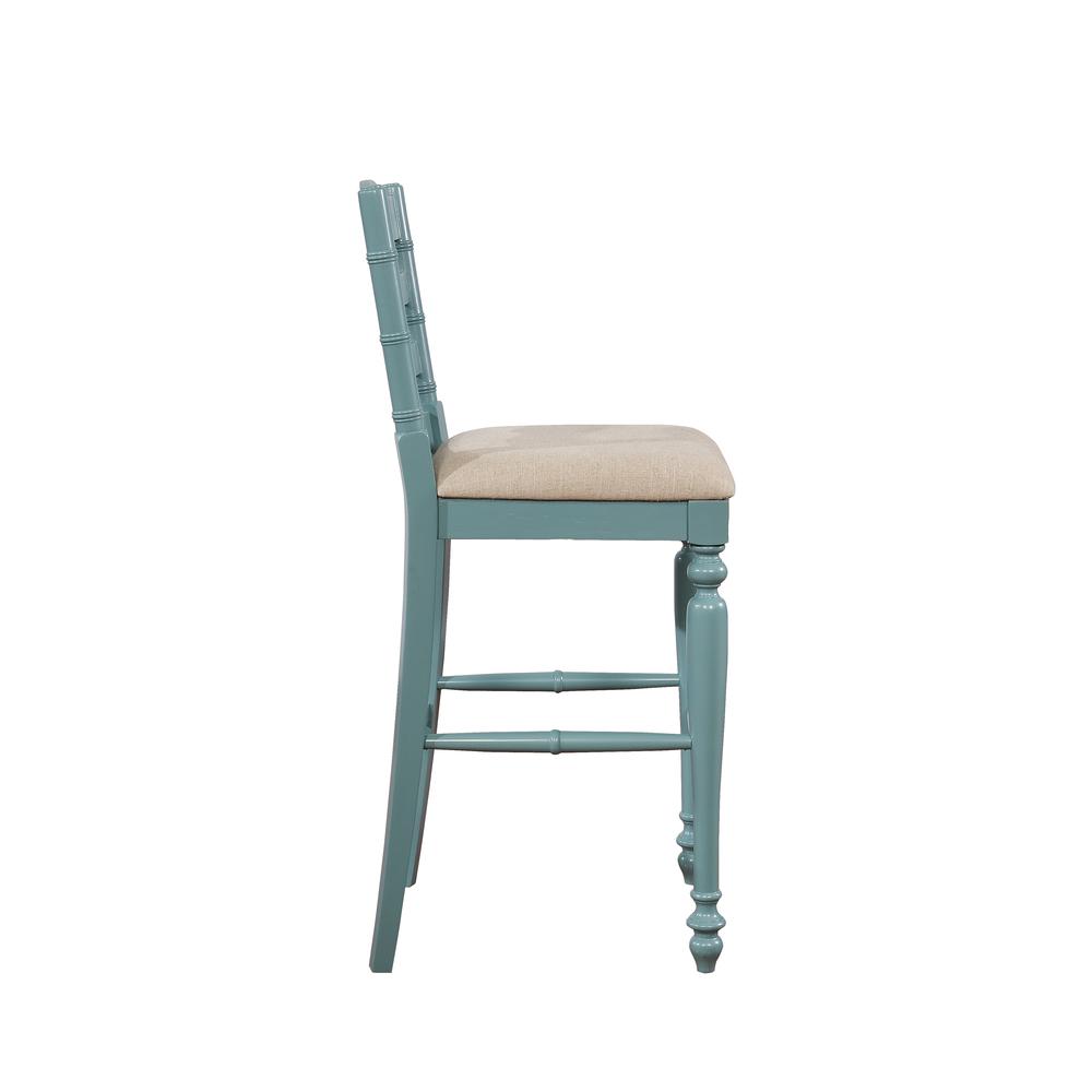 Marino Antique Blue Bar Stool. Picture 2