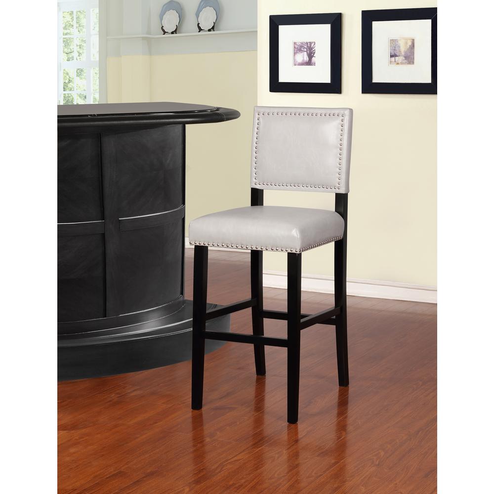 Brook Dove Gray Bar Stool. Picture 4