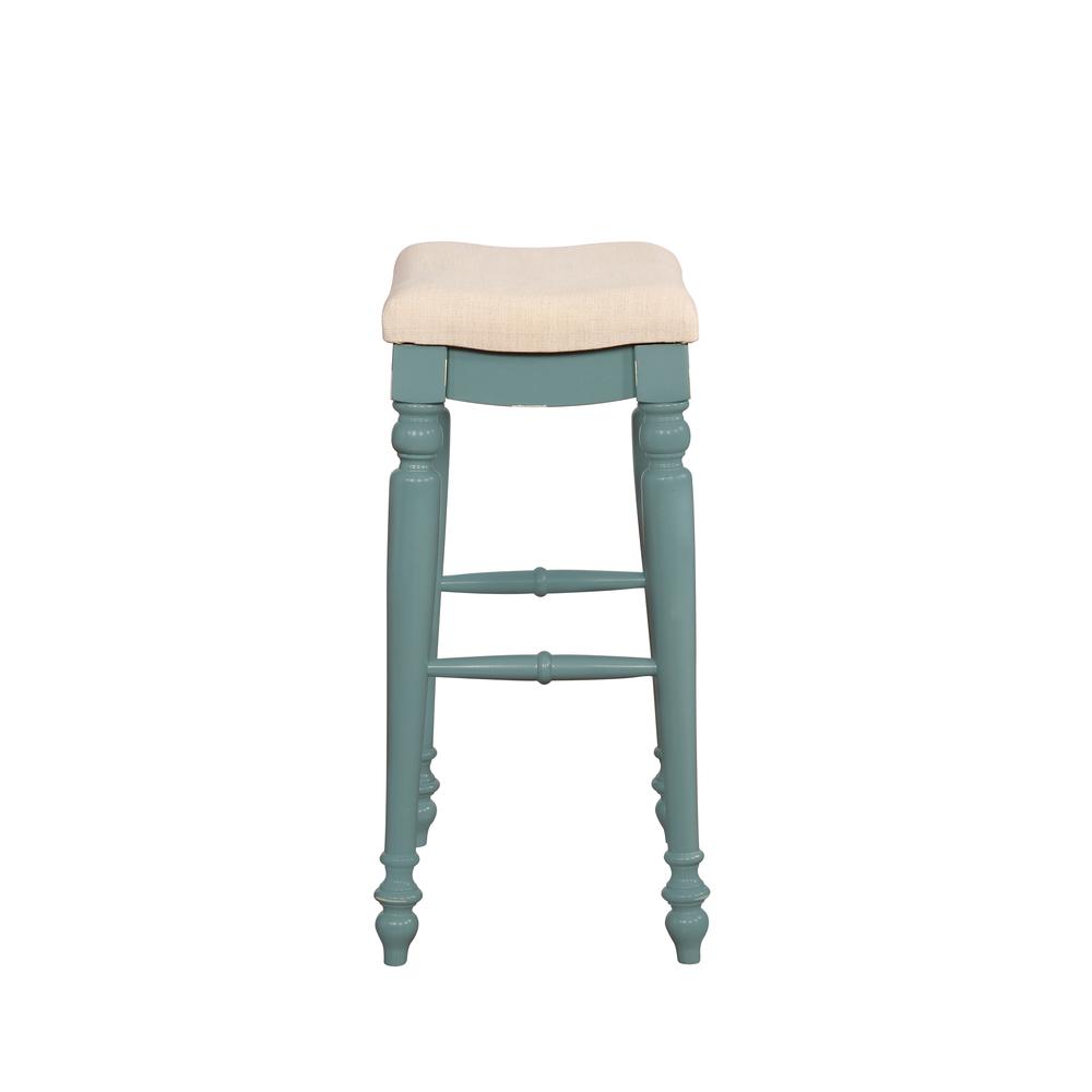 Marino Blue Backless Bar Stool. Picture 3