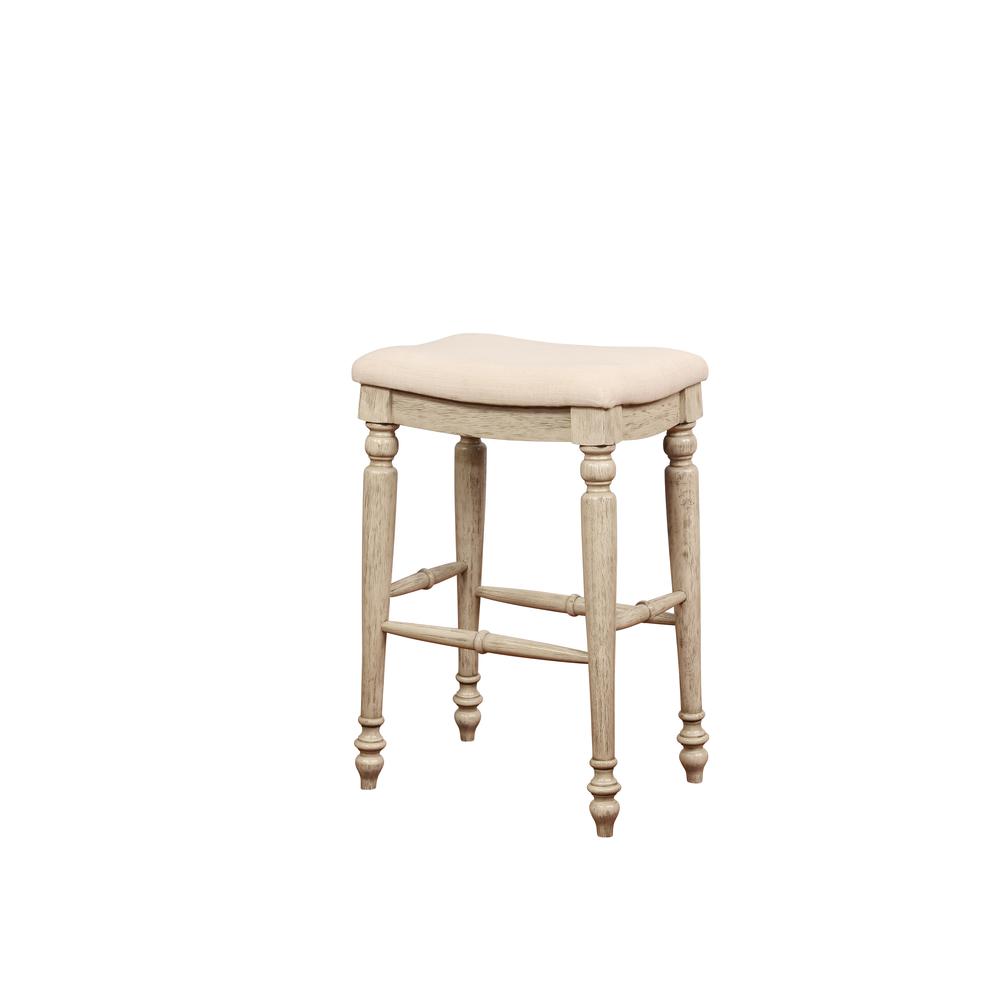 Marino White Wash Backless Bar Stool. The main picture.