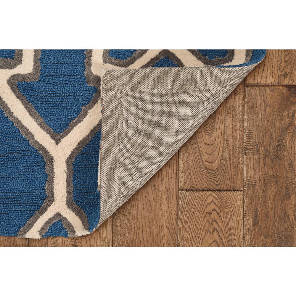 Trio Sariay Blue & Ivory 5x7, Rug. Picture 4