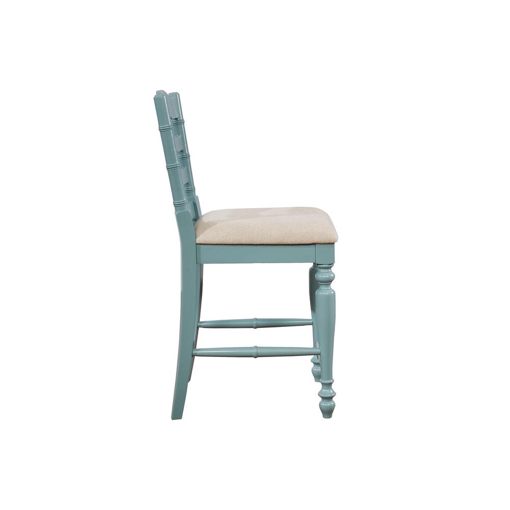 Marino Antique Blue Counter Stool. Picture 2