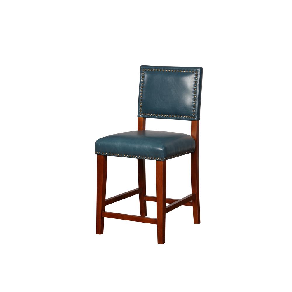 Brook Pacific Blue Counter Stool. Picture 1
