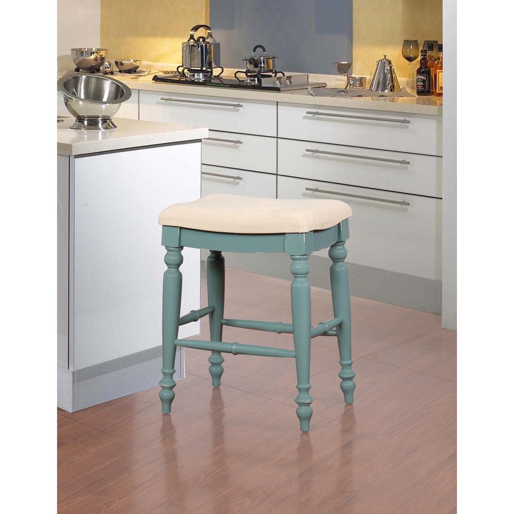 Marino Blue Backless Counter Stool. Picture 4