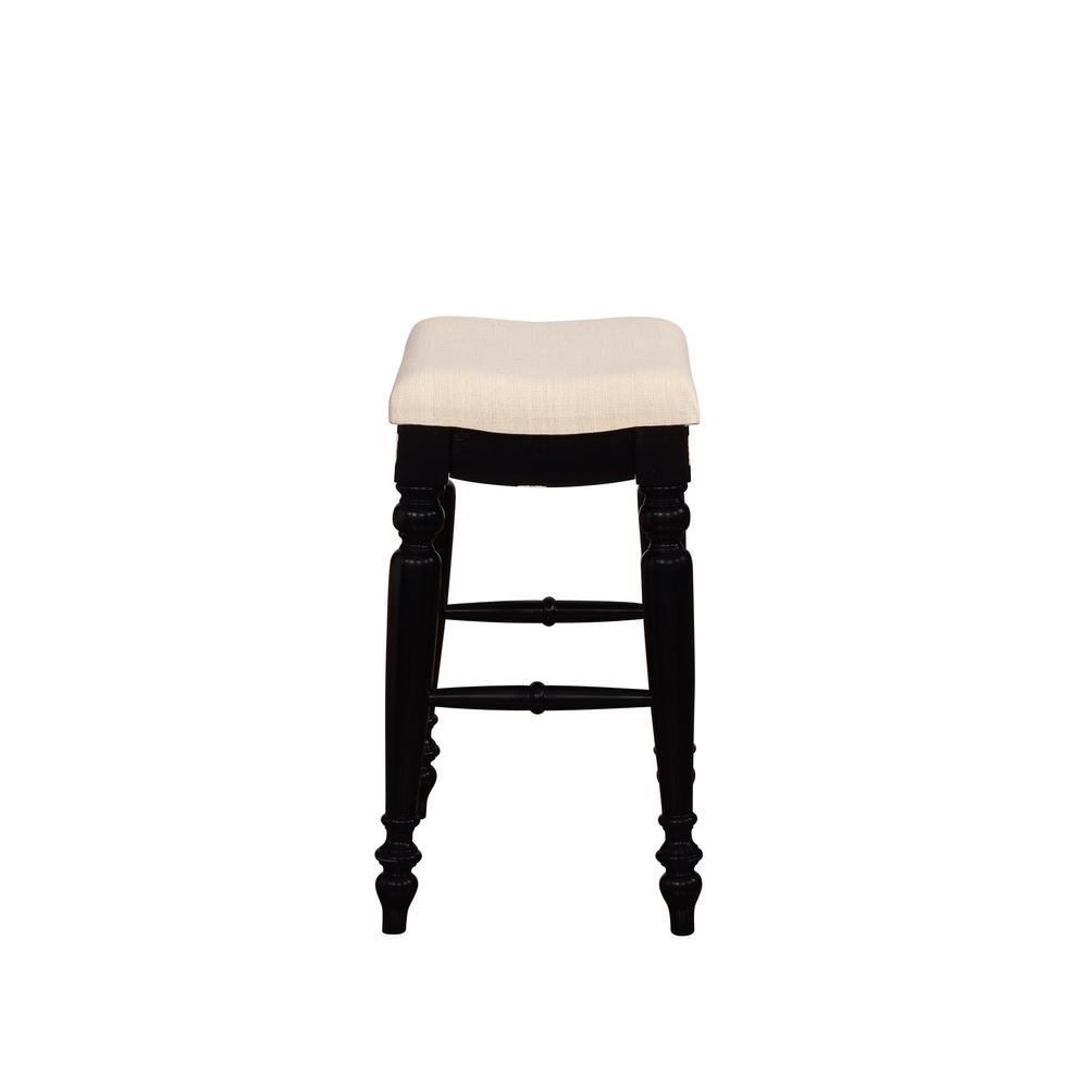 Marino Black Backless Counter Stool. Picture 3