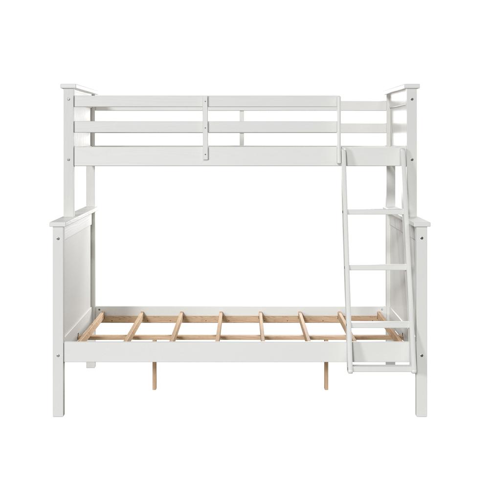 Leah Twin Over Full Bunk Bed White. Picture 2