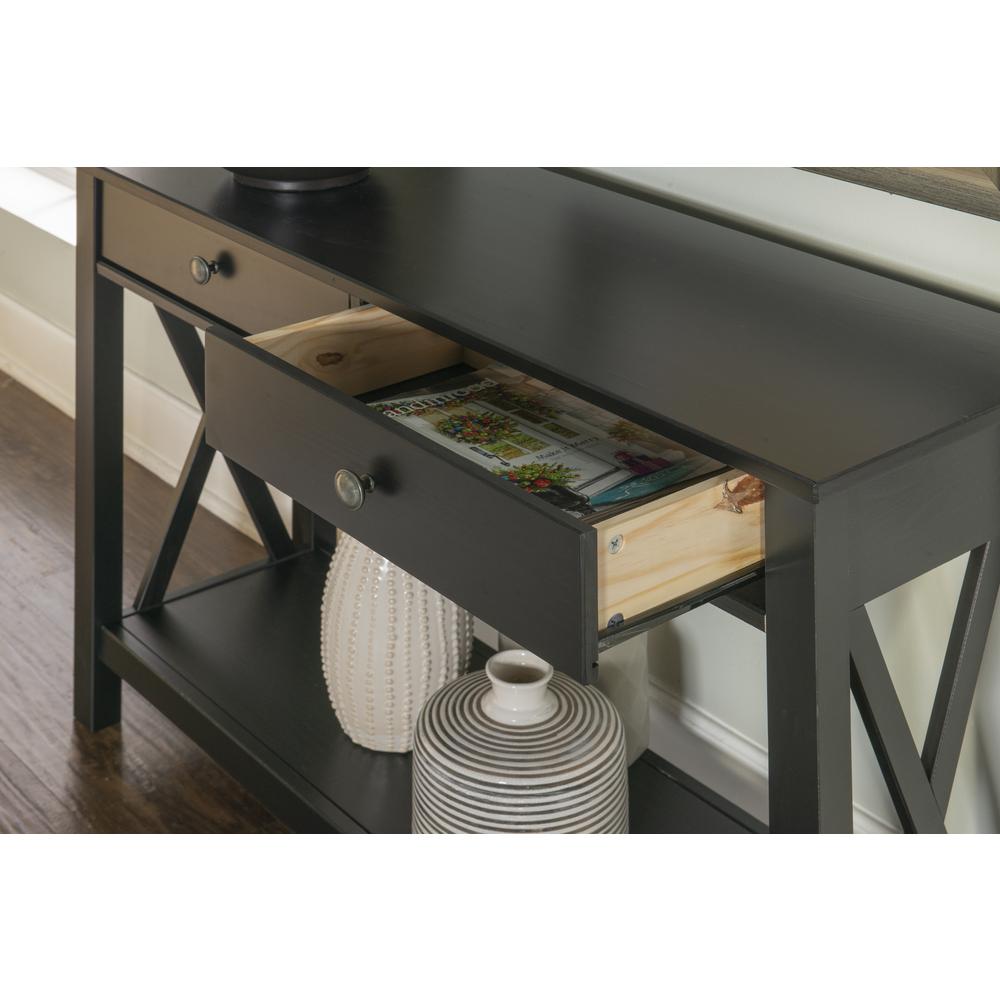 Davis Console Table, Black. Picture 11