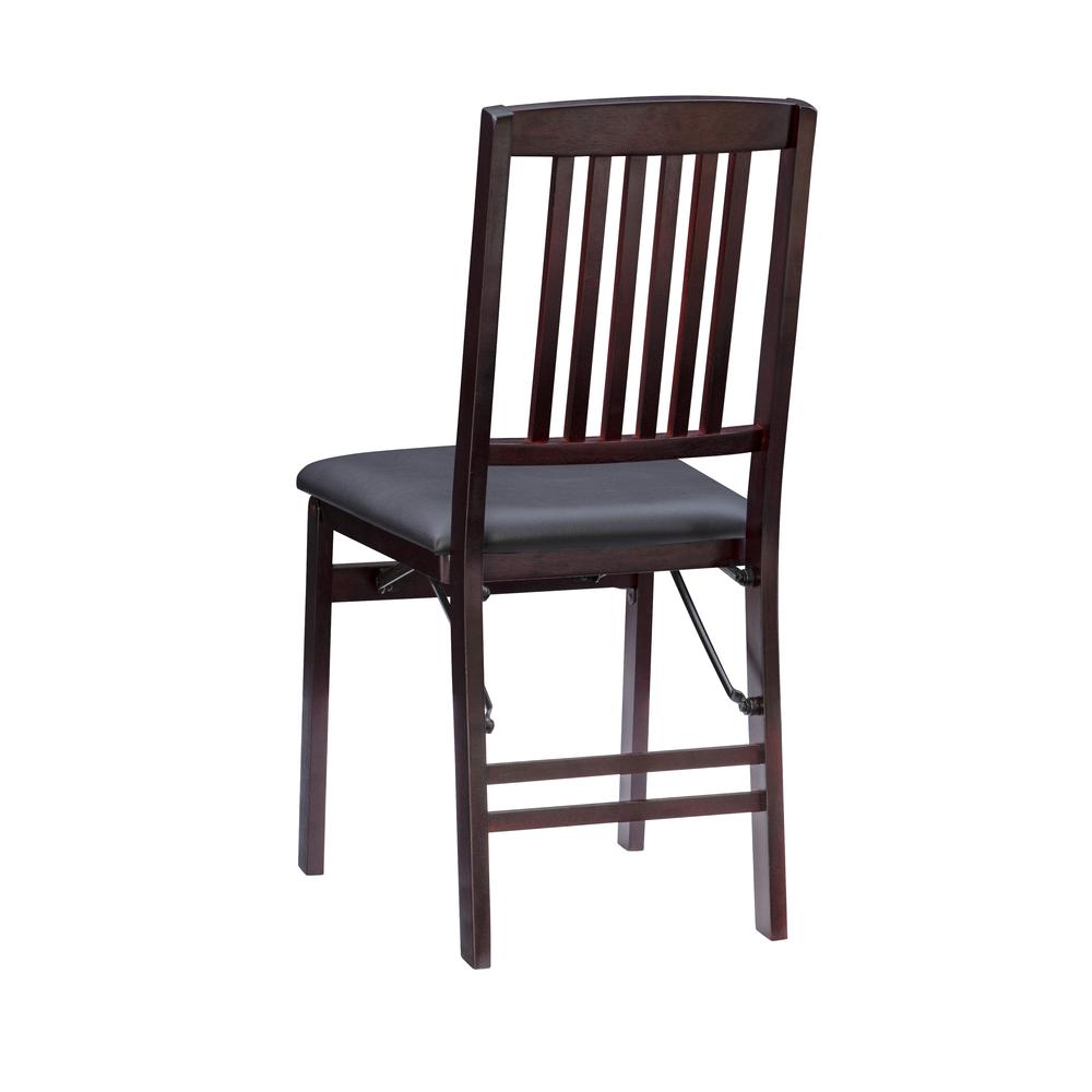 Triena 18 In Mission Back Folding Chair - Set Of Two. Picture 8