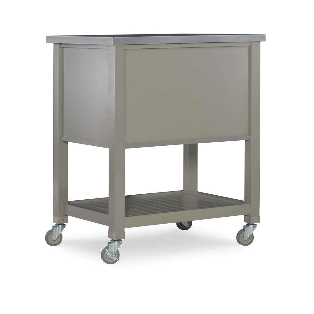Noelle Grey Kitchen Cart. Picture 1