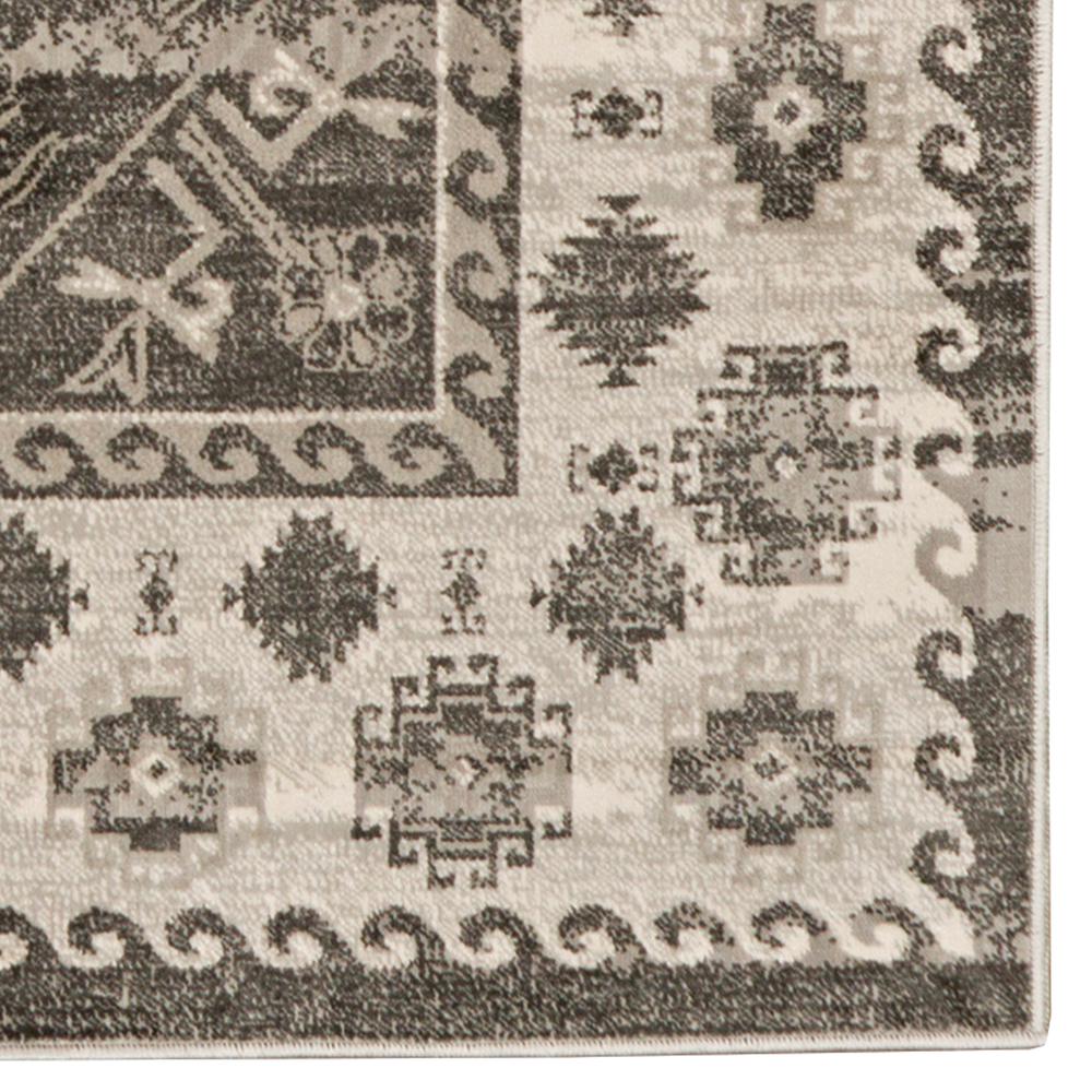 Vintage Buharra Grey & Charcoal 9x12, Rug. Picture 3