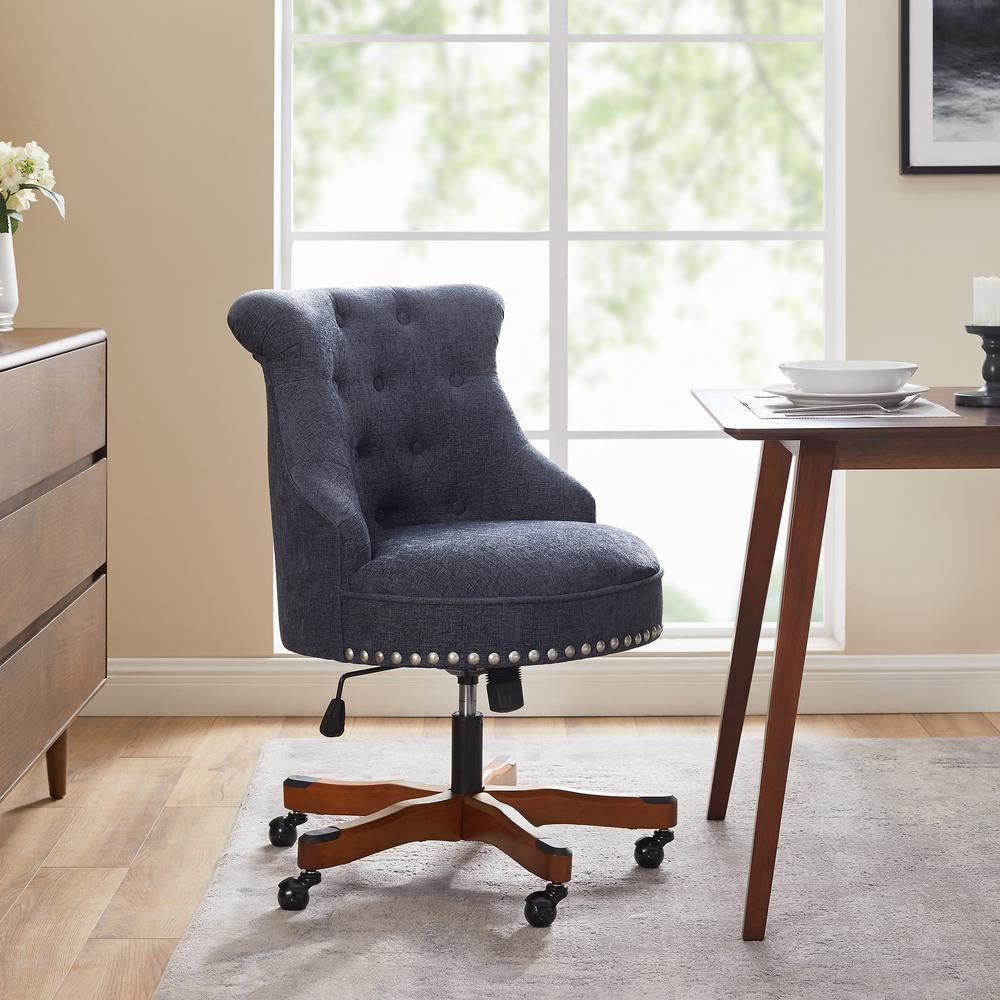 Sinclair Office Chair, Dark Blue. Picture 3