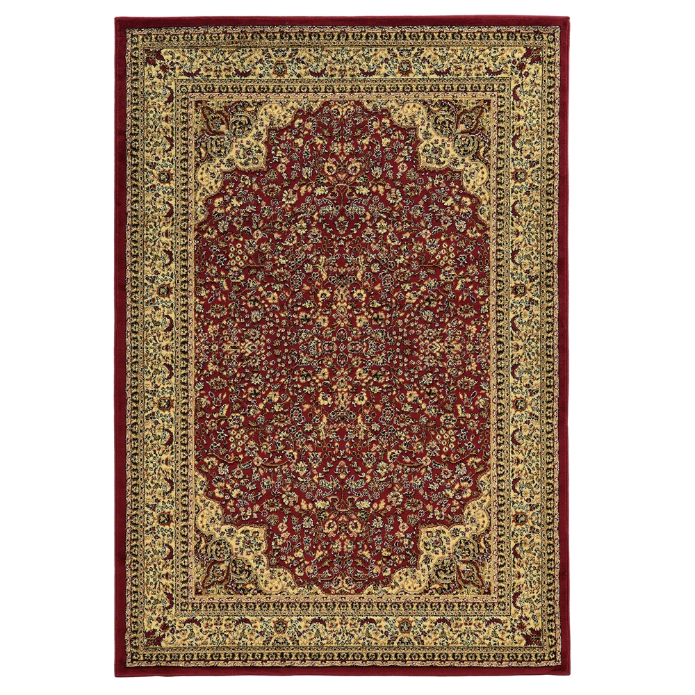 Elegance Isphahan Red & Ivory 5x7.3, Rug. Picture 1